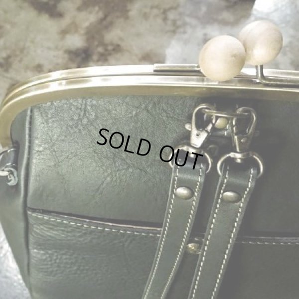 画像8: kanmi DROPTREE / カンミ  ドロップツリ ー木玉 ガマグチ２WAYバッグ navy (8)