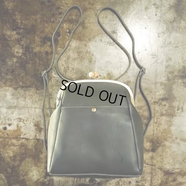 画像2: kanmi DROPTREE / カンミ  ドロップツリ ー木玉 ガマグチ２WAYバッグ navy (2)