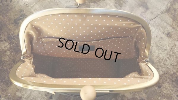 画像6: kanmi DROPTREE / カンミ  ドロップツリ ー木玉 ガマグチ２WAYバッグ navy (6)