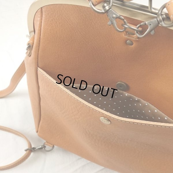 画像10: kanmi DROPTREE / カンミ  ドロップツリー 木玉 ガマグチ2WAYバッグ natural  (10)