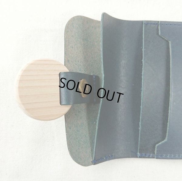 画像4: TIDEWAY WOOD / タイドウェイ ウッド HINOKI WALLET navy (4)