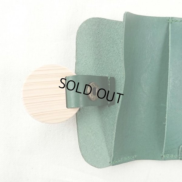 画像4: TIDEWAY / タイドウェイ ウッド HINOKI WALLET col.green (4)