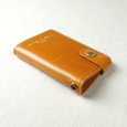 画像4: TIDEWAY UNWASHED / タイドウェイ アンウォッシュド  pass case tan (4)