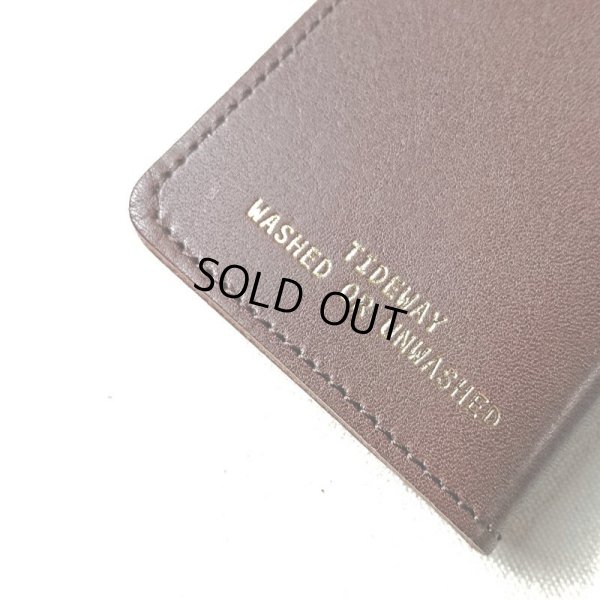 画像5: TIDEWAY UNWASHED / タイドウェイ アンウォッシュド  pass case choco (5)