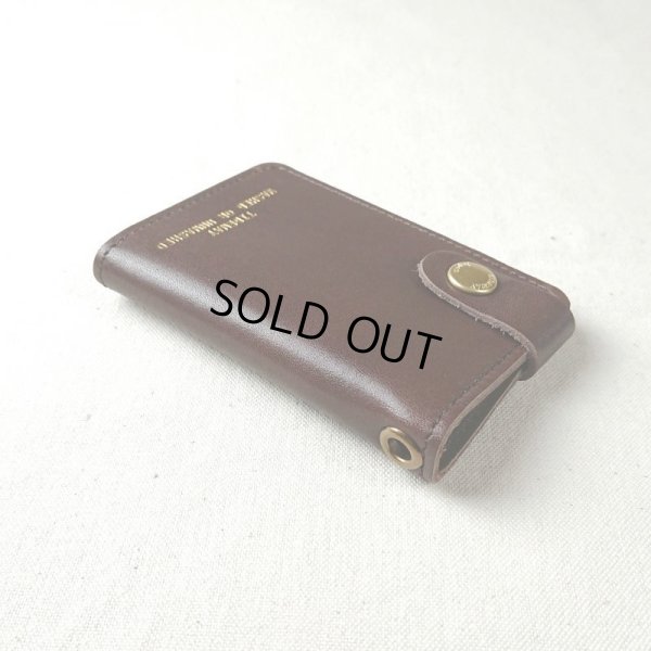 画像4: TIDEWAY UNWASHED / タイドウェイ アンウォッシュド  pass case choco (4)