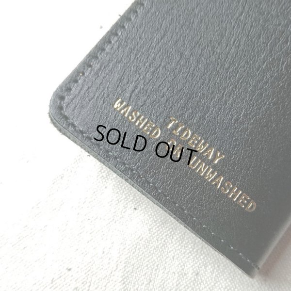 画像7: TIDEWAY UNWASHED / タイドウェイ アンウォッシュド  pass case choco (7)