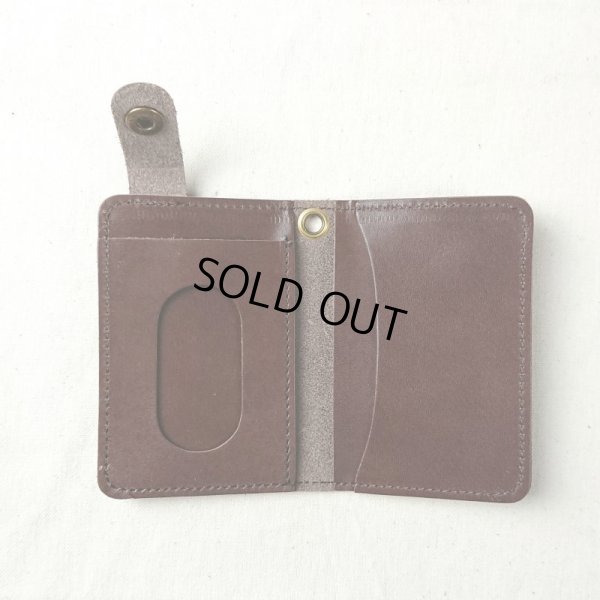 画像3: TIDEWAY UNWASHED / タイドウェイ アンウォッシュド  pass case choco (3)