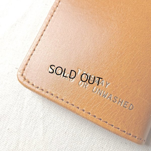 画像6: TIDEWAY UNWASHED / タイドウェイ アンウォッシュド  pass case choco (6)