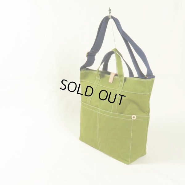 画像3: le onde / ル オンド パラフィン加工8号キャンバス 2wayトート khaki (3)