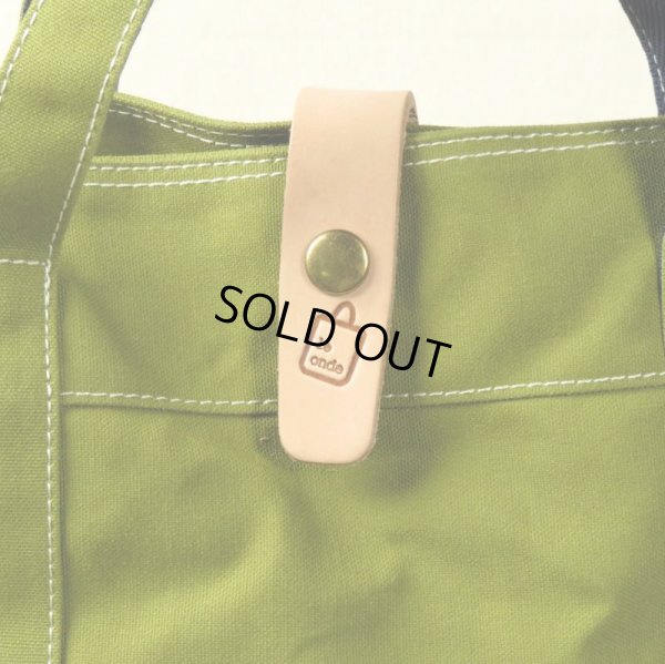 画像9: le onde / ル オンド パラフィン加工8号キャンバス 2wayトート khaki (9)