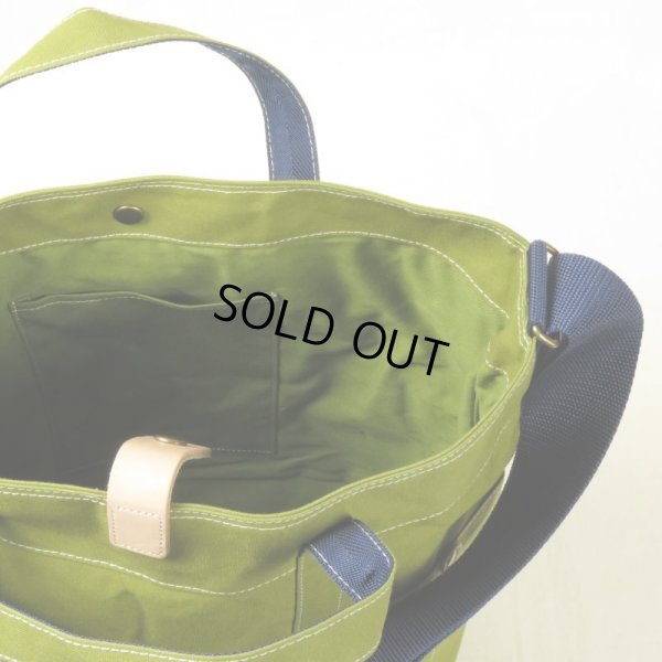 画像7: le onde / ル オンド パラフィン加工8号キャンバス 2wayトート khaki (7)