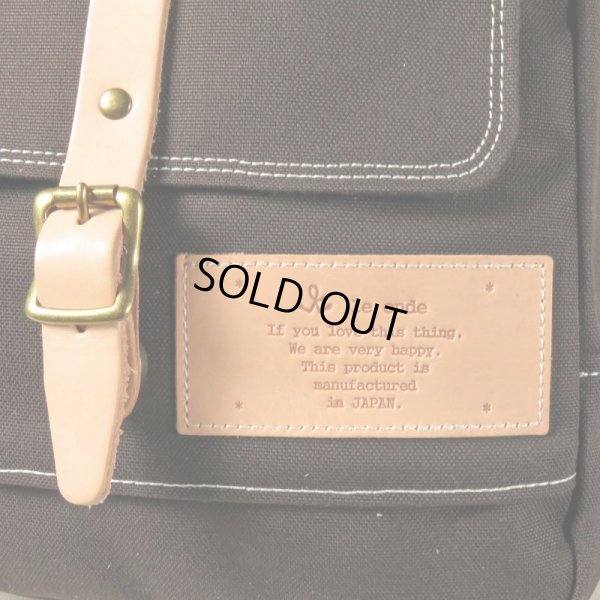 画像3: le onde / ル オンド 8号キャンバス リュック darkbrown (3)