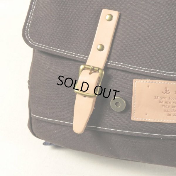 画像4: le onde / ル オンド 8号キャンバス リュック darkbrown (4)