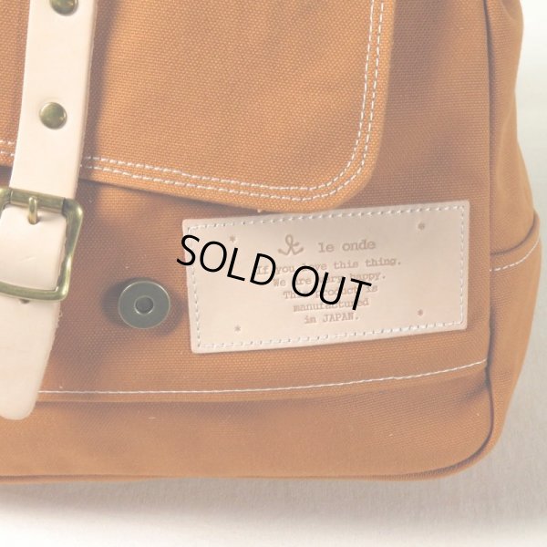 画像4: le onde / ル オンド 8号キャンバス リュック camel (4)