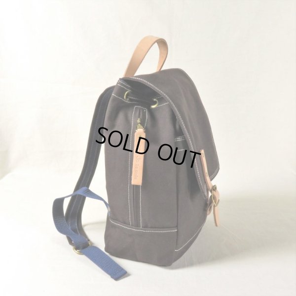 画像7: le onde / ル オンド 8号キャンバス リュック darkbrown (7)