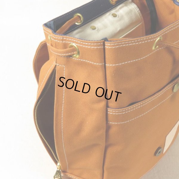 画像7: le onde / ル オンド 8号キャンバス リュック camel (7)