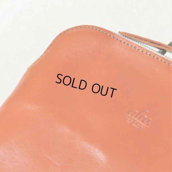 画像4: alto / アルト 6号帆布×キップレザーコンビ リュック orange (4)