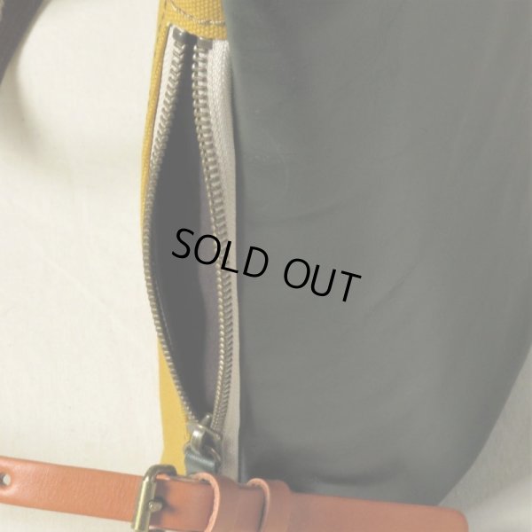 画像8: alto / アルト 6号帆布×キップレザーコンビ リュック green (8)