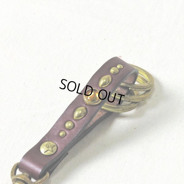 画像2: KCs  / ケイシイズ  キーリング ブラススタッズループ 3colors (2)