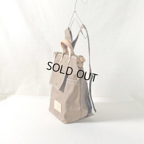 画像2: le onde / ル オンド 8号キャンバス 2WAY リュック moca (2)