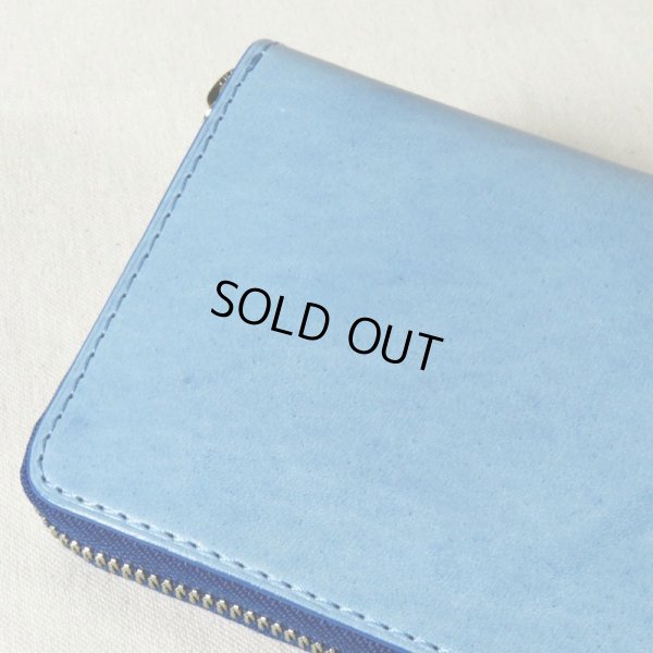 画像3: BAGGYPORT KOI  / バギーポート コーアイ 藍染レザーウォレット blue (3)