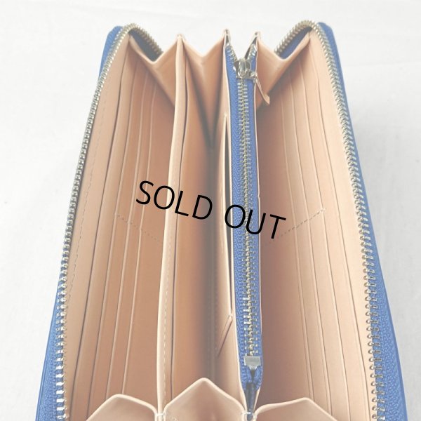 画像5: BAGGYPORT KOI  / バギーポート コーアイ 藍染レザーウォレット blue (5)