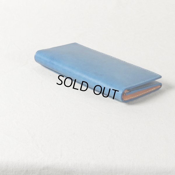 画像4: BAGGYPORT / バギーポート コーアイ 藍染レザーロングウォレット 3colors (4)