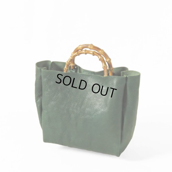 画像3: TIDEWAY / タイドウェイ SHRINK BANBOO HANDLE TOTE (3)