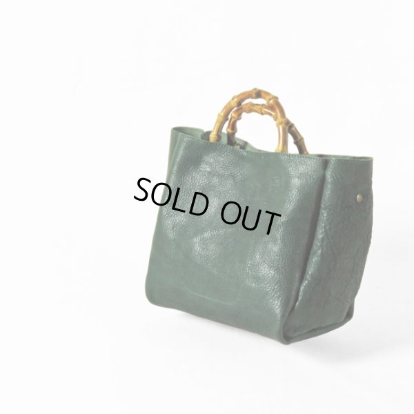 画像4: TIDEWAY / タイドウェイ SHRINK BANBOO HANDLE TOTE (4)