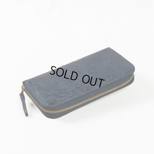 画像12: Re-ACT / リアクト インディゴラウンドファスナー ロングウォレット (12)