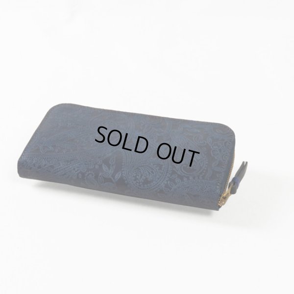 画像10: Re-ACT / リアクト インディゴラウンドファスナー ロングウォレット (10)