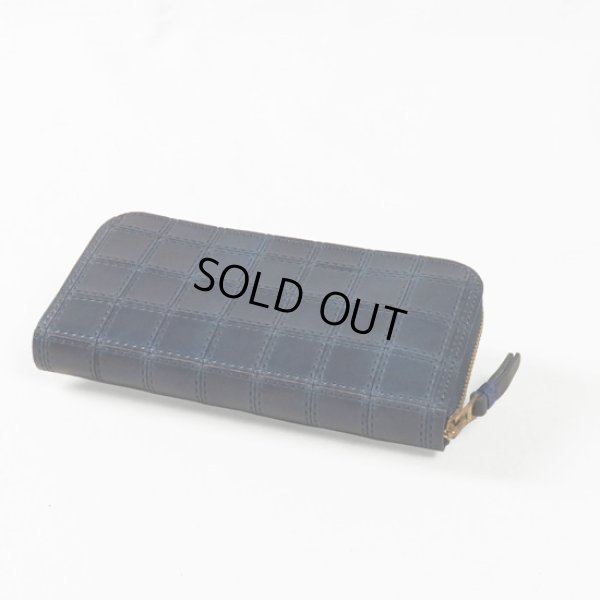画像2: Re-ACT / リアクト インディゴラウンドファスナー ロングウォレット (2)