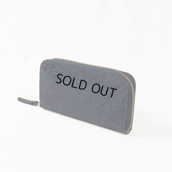 画像13: Re-ACT / リアクト インディゴラウンドファスナー ロングウォレット (13)