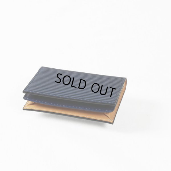 画像2: BAGGYPORT / バギーポート コーアイ 藍染レザーエンボスカードケース (2)