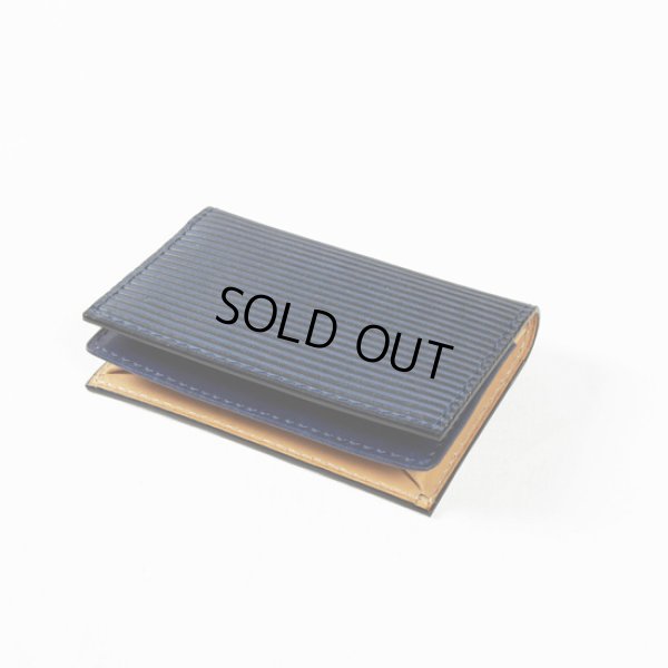 画像6: BAGGYPORT / バギーポート コーアイ 藍染レザーエンボスカードケース (6)