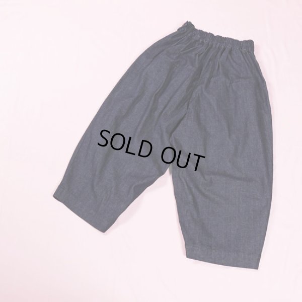 画像4: HARVESTY / ハーベスティ ワイドエッグクロップドパンツ DENIM (4)