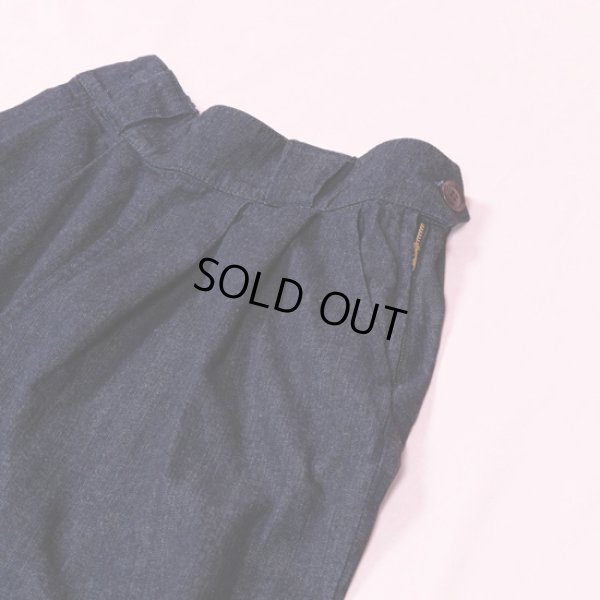 画像2: HARVESTY / ハーベスティ ワイドエッグクロップドパンツ DENIM (2)