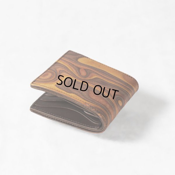 画像3: MAGNET / マグネット スキモレザー ビルフォードウォレット WOOD (3)