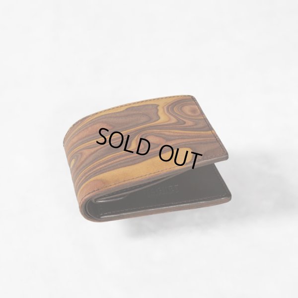 画像2: MAGNET / マグネット スキモレザー ビルフォードウォレット WOOD (2)