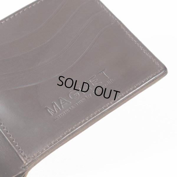 画像6: MAGNET / マグネット スキモレザー ビルフォードウォレット WOOD (6)