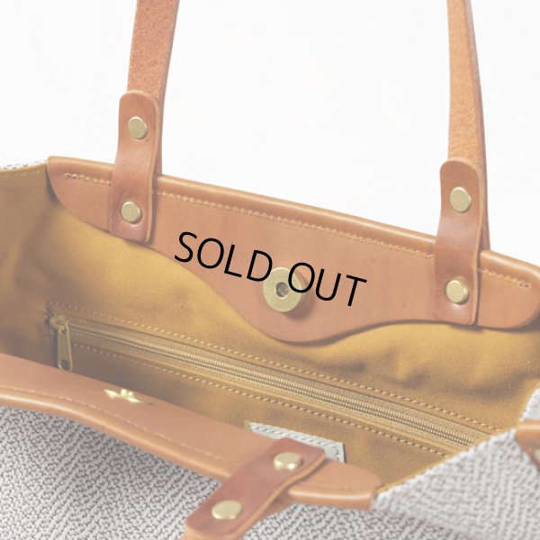 画像8: SEAGULLSHIP / シーガルシップ レーヨンヘリンボーン A4トート (8)