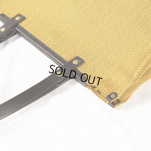 画像16: SEAGULLSHIP / シーガルシップ レーヨンヘリンボーン A4トート (16)