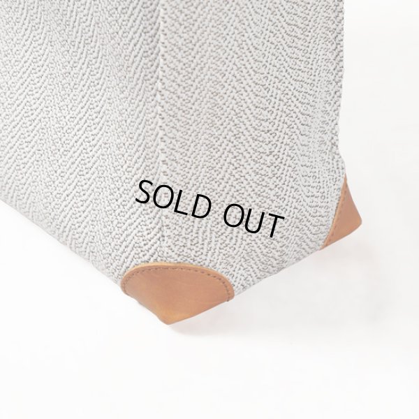 画像6: SEAGULLSHIP / シーガルシップ レーヨンヘリンボーン A4トート (6)