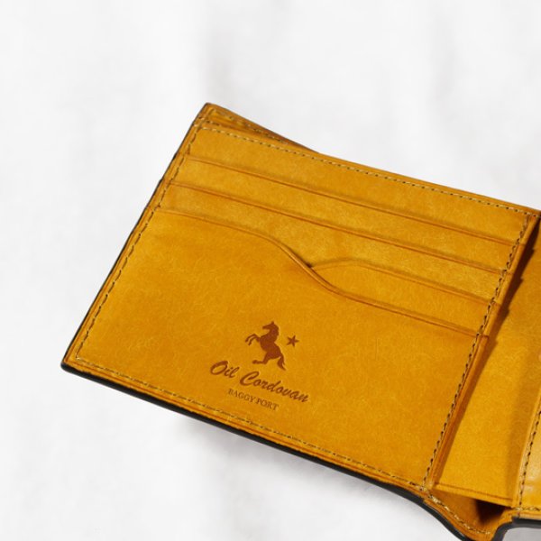 画像13: BAGGYPORT / バギーポート SHELL CORDOVAN 2つ折り財布 (13)