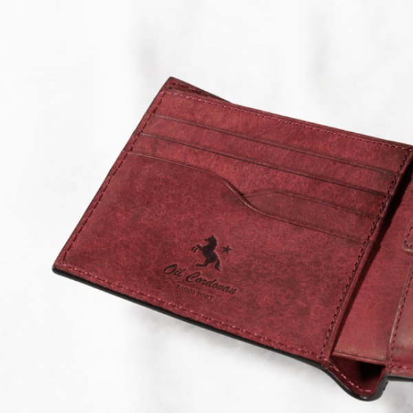 画像15: BAGGYPORT / バギーポート SHELL CORDOVAN 2つ折り財布 (15)