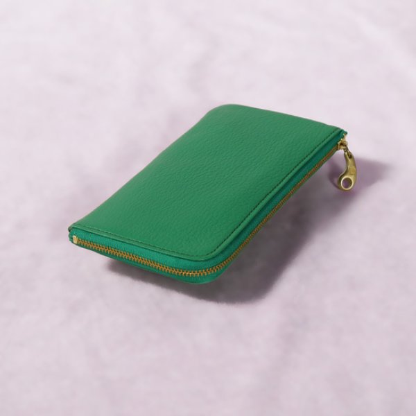 画像3: mononogu / もののぐ L字ジップロングウォレット ヤギ革 (3)