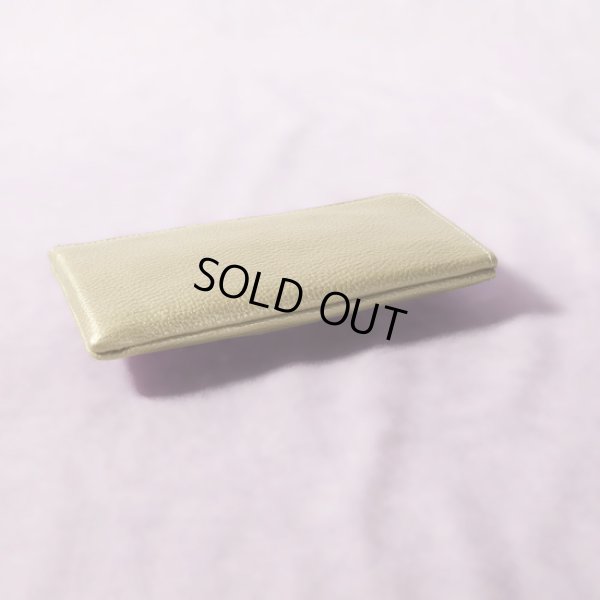 画像4: mononogu / もののぐ L字ジップロングウォレット 牛革メタリック (4)