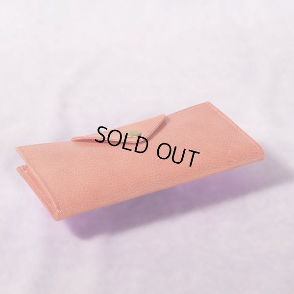 画像7: mononogu / もののぐ スナップボタンロングウォレット ヤギ革 (7)