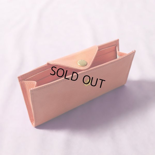 画像5: mononogu / もののぐ スナップボタンロングウォレット ヤギ革 (5)