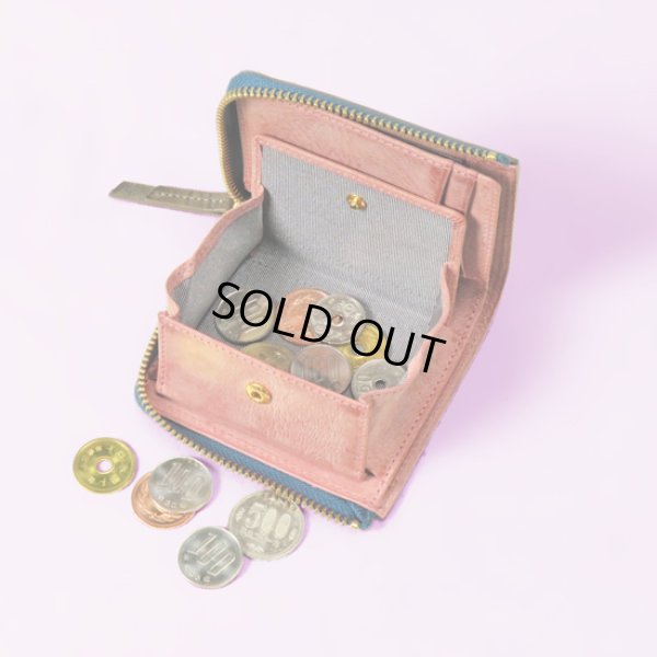 画像10: SEAGULL SHIP / シーガルシップ アラスカレザー LファスナーミニウォレットS (10)